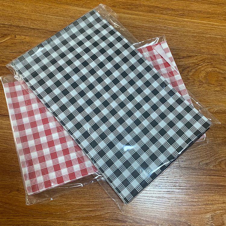 Checkered Greaseproof Paper