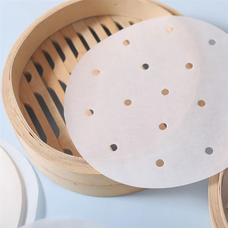 Double Sides Silicone Coated Perforated Steamer Paper